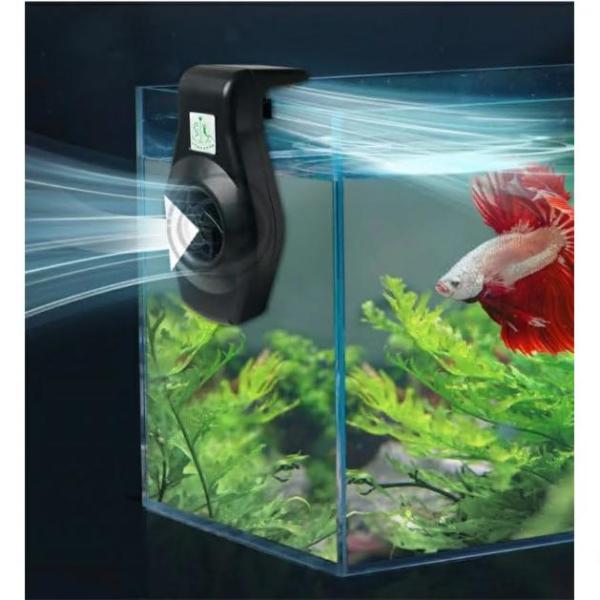 水槽 扇風機 小型 水槽用クーラー 水槽クーラー USB 水槽ファン冷却 2レベル風量調整 取り付け...