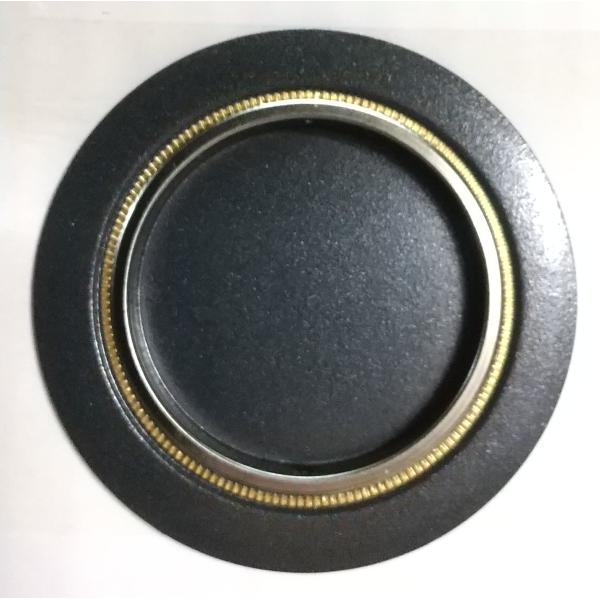 ふすま用引手　黒底二重丸引手t-56  丸底引手　1個　引手釘2本つき　おしゃれ引手(ふすま取っ手)...