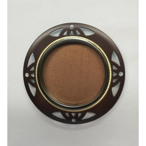 ふすま用引手　茶色　透引手t-38  丸底引手　1個　引手釘2本つき　おしゃれ引手　襖張替えに