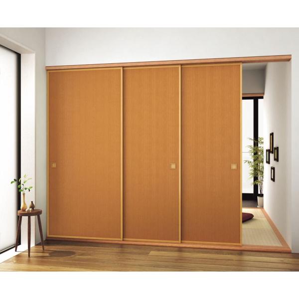 モダンふすま紙　洋間　張替え　凜(rin)563　木目調新鳥の子(茶裏)ふすま紙,襖紙　茶色・ブラウ...