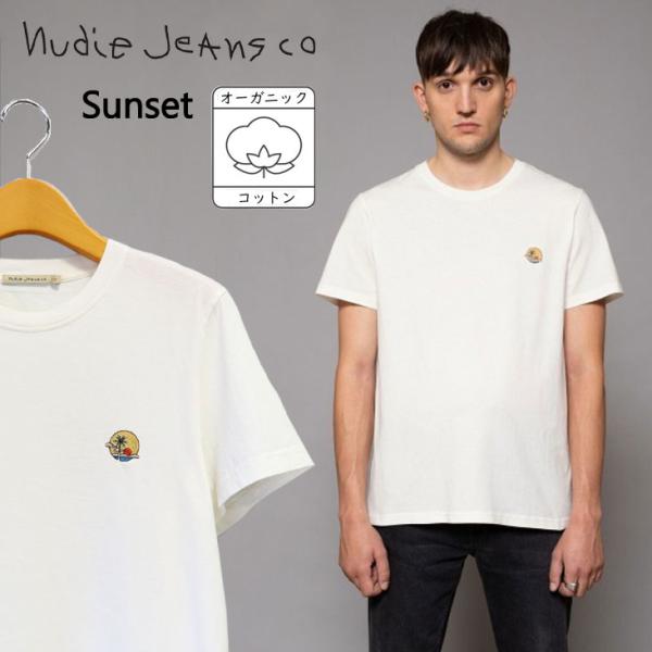 Nudie Jeans ヌーディージーンズ Roy T-Shirt Sunset オーガニックコット...