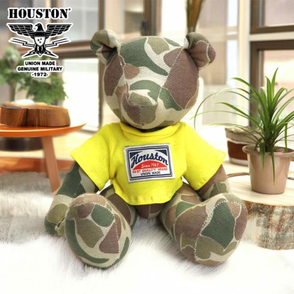 HOUSTON ヒューストン 迷彩ベア クマ ぬいぐるみ カモフラージュ カモフラ柄 ダックカモ イ...