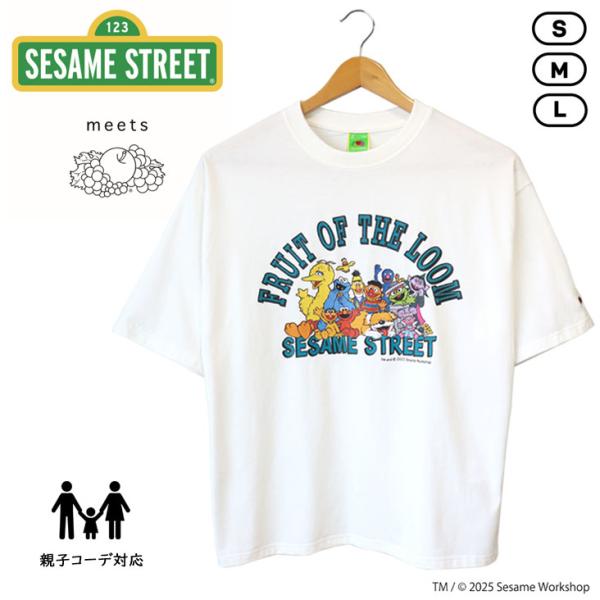 SESAME STREET セサミストリート プリント半袖Ｔ A 親子コーデ FRUIT OF TH...
