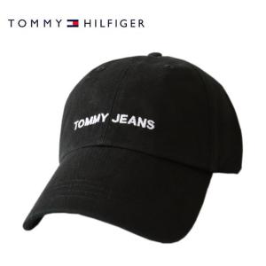 TOMMY HILFIGER トミーヒルフィガー ローキャップ TJU SPORT CAP ブラック 黒 メンズ 男性｜mitoman