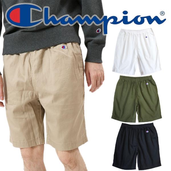 Champion チャンピオン ハーフパンツ BASIC 短パン ウエストゴム 綿100％ ポケット...