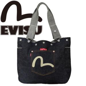 EVISU エヴィス カバン トートバッグ 鞄 TOWERTAN2 TOTE SMALL ショルダーバッグ 2WAY ポケット カモメ 恵比寿さん セルビッチ仕様 旅 遠出 日本製｜mitoman