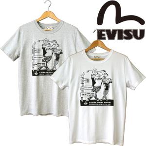 EVISU エヴィス EVISU&GOLF S/S Tee 半袖Ｔシャツ アメカジ アメコミ 山根 限定生産 ゴルフ made in JAPAN 日本製｜mitoman