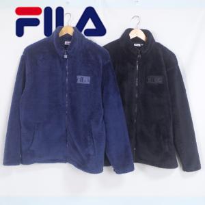 FILA フィラ ボアフリースジャケット メンズ レディース ユニセックス オーバーサイズ ゆったり...