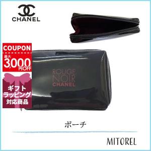 シャネル CHANEL ルージュノワールコスメポーチ横幅15/高さ11/マチ4(CM) #ブラック【ノベルティ】【雑貨】【115g】誕生日 プレゼント ギフト｜mitorel