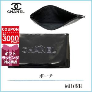 シャネル CHANEL ラリンニュシャネルコスメポーチ横幅23/高さ13(CM)#ブラック【ノベルティ】【雑貨】【135g】誕生日 プレゼント ギフト｜mitorel