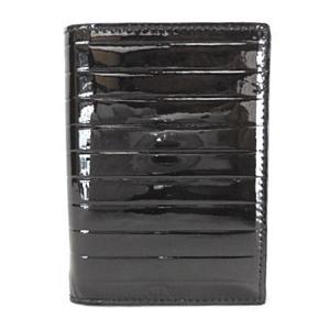 ディオール メン カードケース 財布 パテントレザー ブラック 2BKBH010VRI H900 Dior Homme｜mitoyo