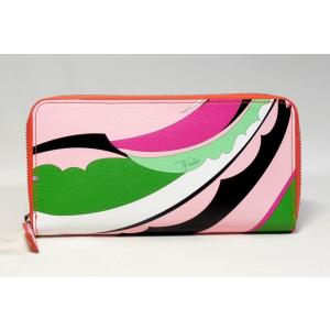 エミリオプッチ ファスナー長財布 フィオレマヤ 72SM13 72022 028 EMILIO PUCCI｜mitoyo