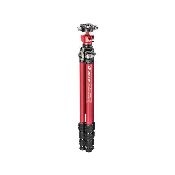 レオフォト Leofoto LY-224C+LH-25R(RD) カーボン三脚 レッド