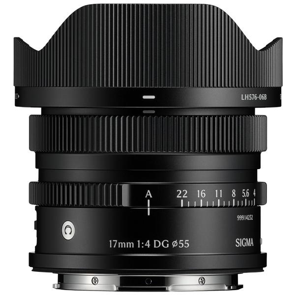 10年間保証付き シグマ  17mm F4 DG | Contemporary L-MOUNT ブラ...