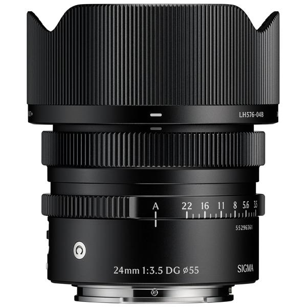 10年間保証付き シグマ 24mm F3.5 DG | Contemporary ソニーE用ブラック