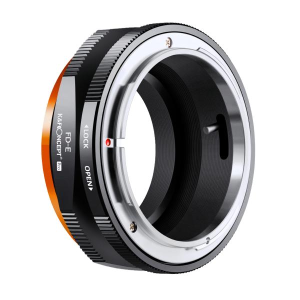 K&amp;F CONCEPT　KF-FDE.P レンズマウントアダプター(レンズ側:キヤノンFDマウント→...
