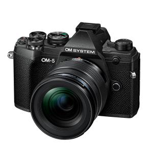 10年間保証付き　OM SYSTEM OM-5 12-45mm F4.0 PROキット ブラック｜mitsu-boshi-camera