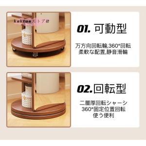 360度回転ミラー 全身鏡 収納 姿見 ハンガ...の詳細画像5