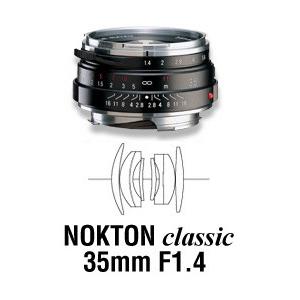 [3年保険付]【昔のレンズの味を残した】フォクトレンダー ノクトンクラシック 35mm/F1.4MC...