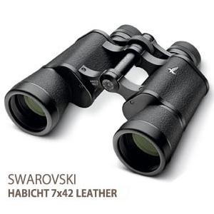 スワロフスキー HABICHT 7x42 レザー仕様 双眼鏡 (4907990300836) 7倍42mm口径ハビヒトシリーズ　BINOCULARS 7X42 MS Leather｜mitsuba