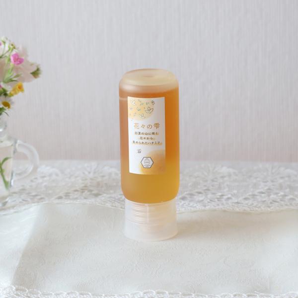 はちみつ 国産 蜂蜜 ハチミツ 純粋 非加熱  花々の雫 チューブタイプ 200g 液だれなし 使い...