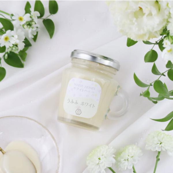 はちみつ 国産 蜂蜜 ハチミツ 純粋 非加熱  うふふホワイト 季節限定 瓶タイプ 120g ホワイ...