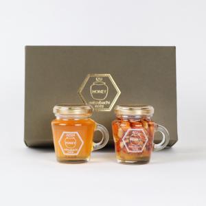 国産 天然純粋蜂蜜 2本セット 国産蜂蜜 ギフト はちみつ2本セット 120g 瓶 花々の雫 清夏の薫り