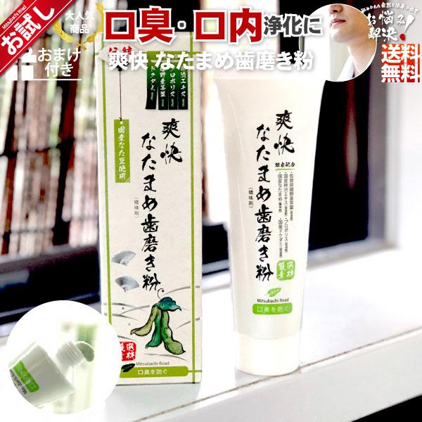 「お試し」 伝統爽快 なた豆歯磨き粉 （120g） 柿渋配合 口臭 なたまめ歯磨き粉