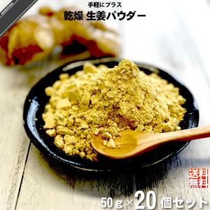 「お手軽 20個セット」 乾燥 生姜 パウダー （50g）  特0｜mitsubachi-road