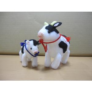 干支手芸 軍手で作る 親子丑 ,カラー軍手2枚で作る,オリジナル手芸,縁起物の干支