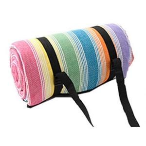 レジャーシート 200X200 コンパクト丸巻 ピクニックシート キャンプシート ビーチシート 4人〜6人用 手洗い可能 防水 収納袋