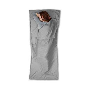 PALMIER インナーシュラフ グレー 210×75cm 快適寝袋 寝袋 アウトドア寝袋 緊急用 シェラフ インナーシュラフ トラベルシーツ 封筒型