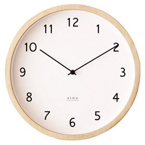 aina ロマ ナチュラル Nissho 電波掛け時計