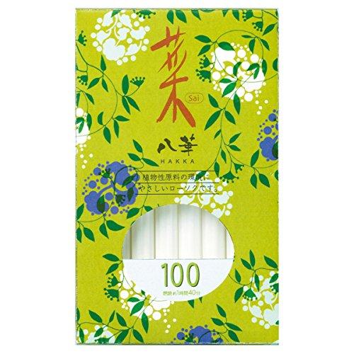 カメヤマローソク 菜100 八華 (24本入)
