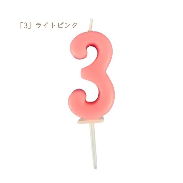 ナンバーキャンドル ロウソク 数字 3 誕生日 記念日