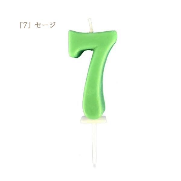 ナンバーキャンドル ロウソク 数字 7 誕生日 記念日