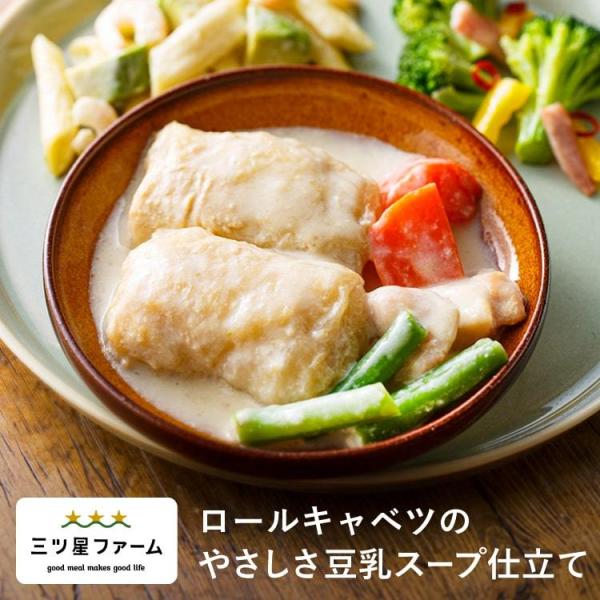 ロールキャベツのやさしさ豆乳スープ仕立て冷凍食品 冷凍弁当 お弁当 おかず カロリー 健康 簡単 洋...