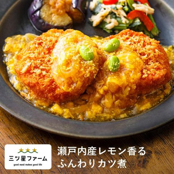 瀬戸内産レモン香る ふんわりカツ煮冷凍食品 冷凍弁当 お弁当 おかず カロリー 健康 簡単 和食