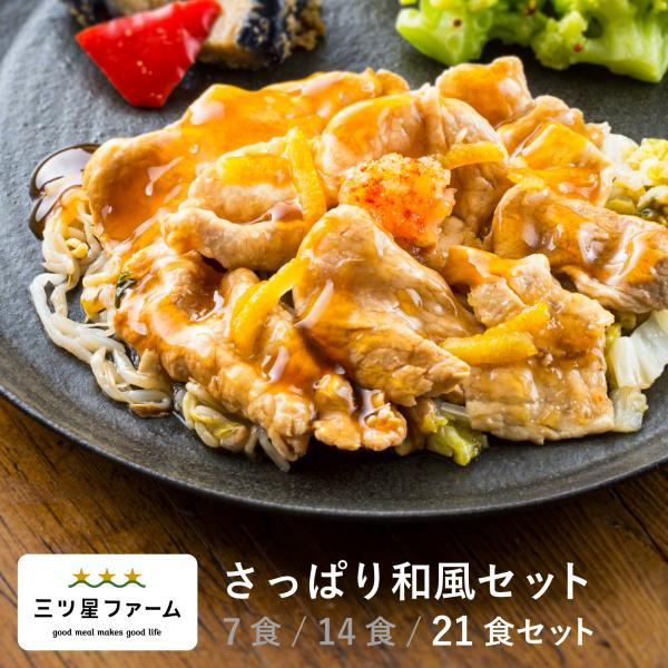 冷凍弁当 お弁当 おかず さっぱり和風 21食セット 冷凍食品 三ツ星ファームカロリー 健康 簡単 ...