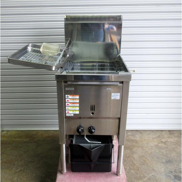 未使用品 2012年 ネオシス 1槽ガスフライヤー NGF18NBS W450×D600×H800m...