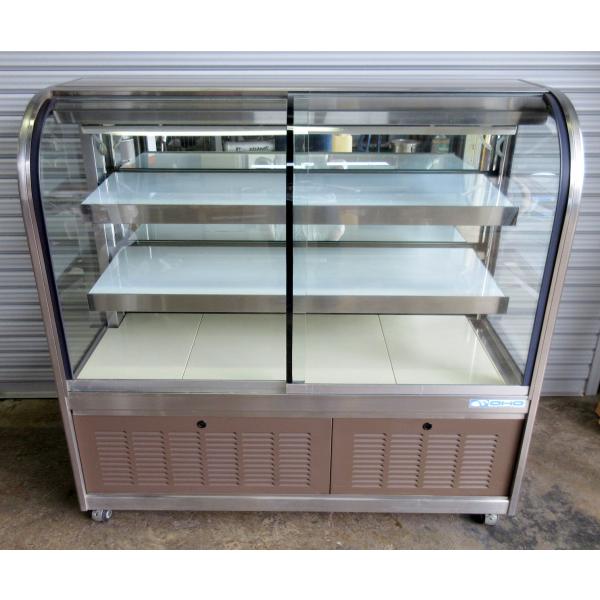 2009年 大穂製作所 対面型冷蔵ショーケース W1200×D500×H1150mm 単相100V ...