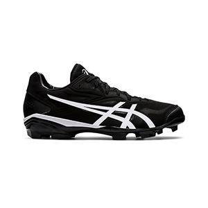 アシックス asics スターシャイン 3（ユニセックス）野球スパイク (BLK/WHT) 1123A033-002｜mitsuhashi