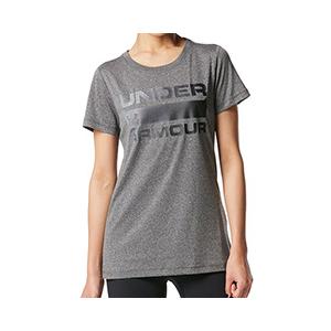 アンダーアーマー UAテック ショートスリーブ ヘザー Tシャツ ワードマーク（レディース）半袖 1...