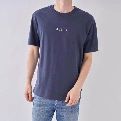 ラスティー RUSTY メンズ 半袖 Tシャツ BASIC FIT 912502-NVY