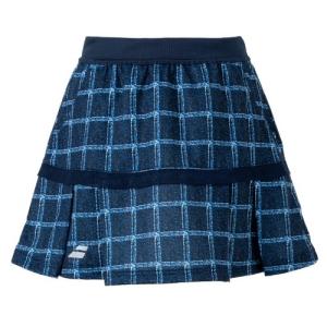 バボラ ＢａｂｏｌａＴ PURE SKORT (総チェック) テニス レディースウェア BWG3477-NV00｜mitsuhashi