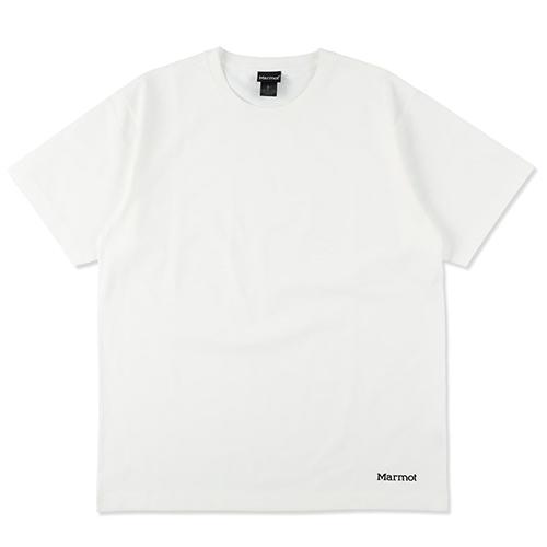 マーモット Marmot MMW Tee（メンズ）半袖Tシャツ TSFMC201-WHT