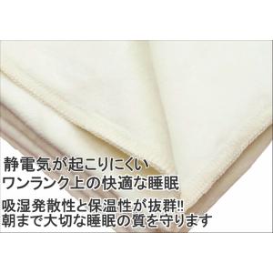 毛布 シルク 洗える ダブル 180x210c...の詳細画像2