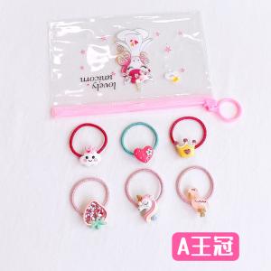 ヘアゴム 子供 ユニコン 流れ星 ハート いち...の詳細画像1