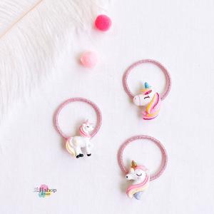 ヘアゴム 子供 ユニコン 流れ星 ハート いち...の詳細画像4
