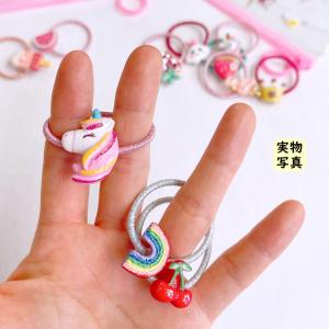 ヘアゴム 子供 ユニコン 流れ星 ハート いち...の詳細画像5